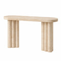 Travertine Console Table Beige 120 cm x 40 cm x 75 cm